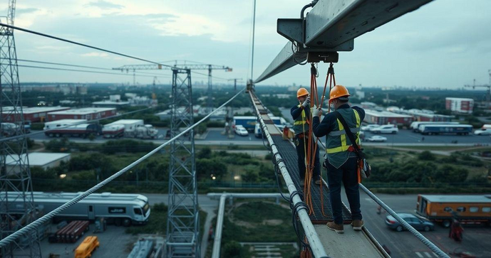 Os Melhores Projetos de Linha de Vida com Cabo de Aço para Segurança em Altura Os Melhores Projetos de Linha de Vida com Cabo de Aço para Segurança em Altura